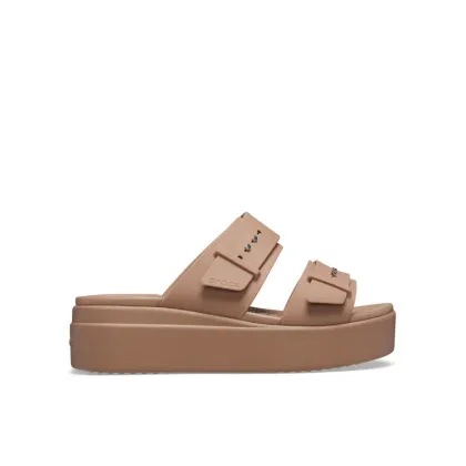 Zdjęcie Crocs Klapki Brooklyn Low Wedge Sandal W 207431 Beżowy