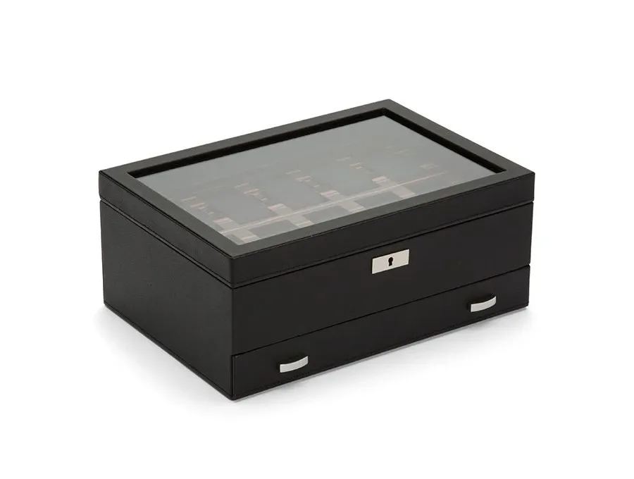 obrazek 4 Fantastyczne drewniane etui Roadster Black na zegarki i biżuterię