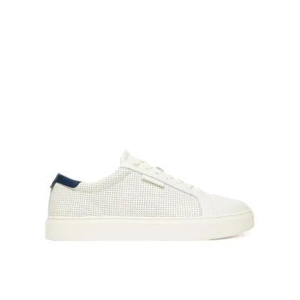 Zdjęcie Calvin Klein Sneakersy Clean Cup Low Laceup Perf Lth HM0HM01870 Biały