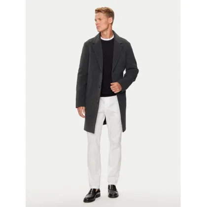 Zdjęcie Tommy Hilfiger Płaszcz wełniany MW0MW36611 Szary Regular Fit