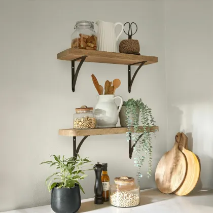 Zdjęcie Półka ścienna, zestaw 2 szt. Thalindria