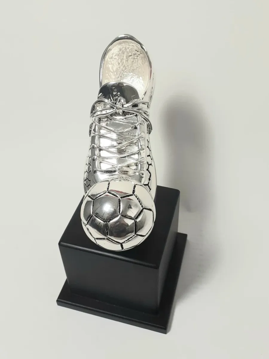 picture 3 Statuette in the shape of sports footwear with a ball - Astra Argenti