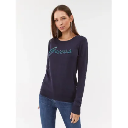 Zdjęcie Guess Sweter W3BR22 Z2NQ2 Granatowy Slim Fit