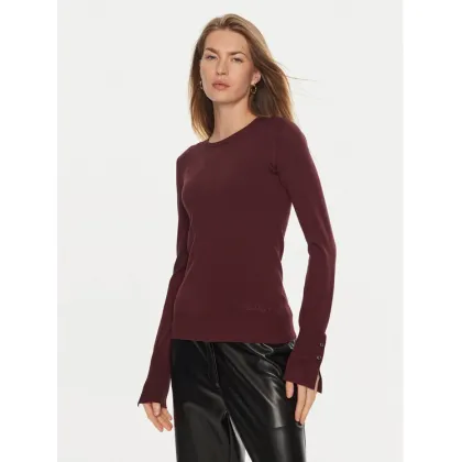 Zdjęcie Guess Sweter Elinor W2YR30 Z2V62 Bordowy Regular Fit
