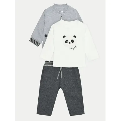 Zdjęcie Mayoral Komplet bluza, bluzka i spodnie 2818 Szary Regular Fit