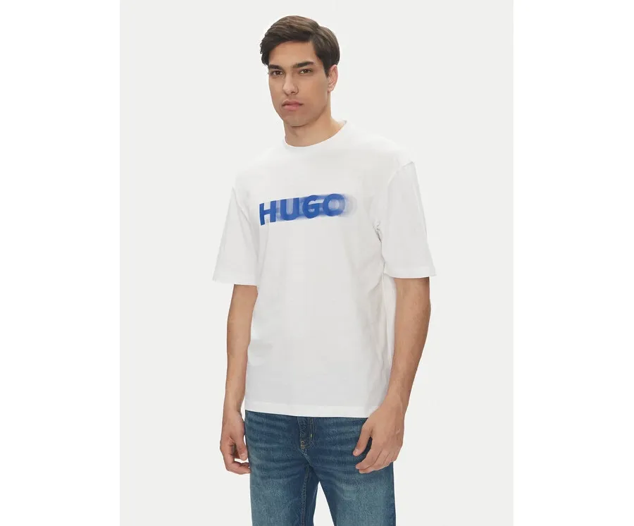 obrazek 1 HUGO T-Shirt Nalax 50543493 Biały Regular Fit