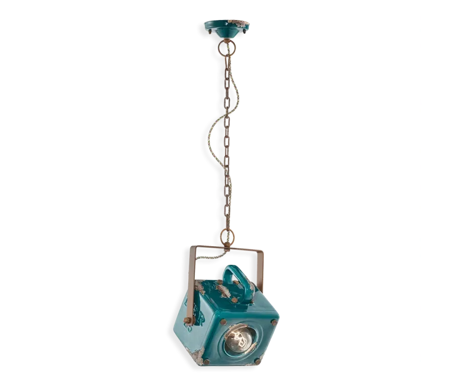 obrazek 1 Oryginalna włoska lampa wisząca w stylu retro