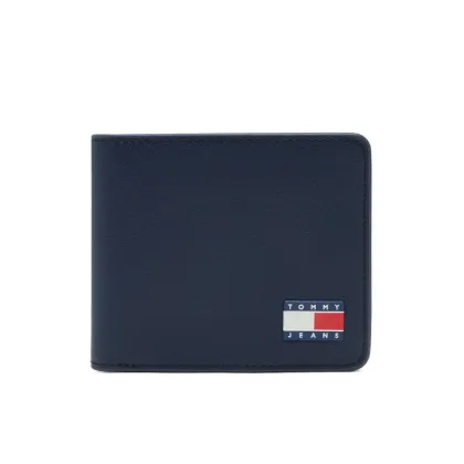 Zdjęcie Tommy Jeans Duży Portfel Męski Tjm Heritage Leather Cc Wallet AM0AM13371 Granatowy