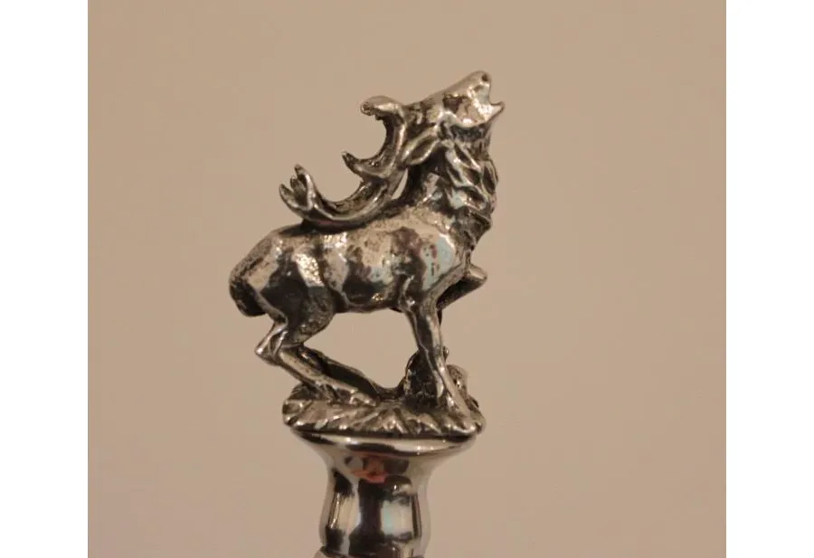 picture 6 Stylish letter opener made of pewter - deer