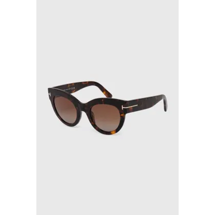 Zdjęcie Tom Ford okulary przeciwsłoneczne damskie kolor brązowy FT1063_5152T