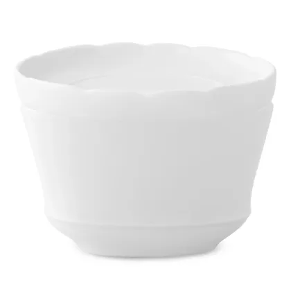 Zdjęcie Klasyczna porcelanowa cukiernica z nowoczesnej kolekcji Crown White - Vista Alegre