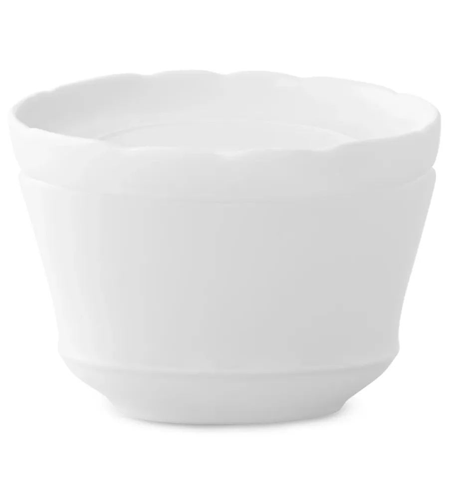 obrazek 1 Klasyczna porcelanowa cukiernica z nowoczesnej kolekcji Crown White - Vista Alegre