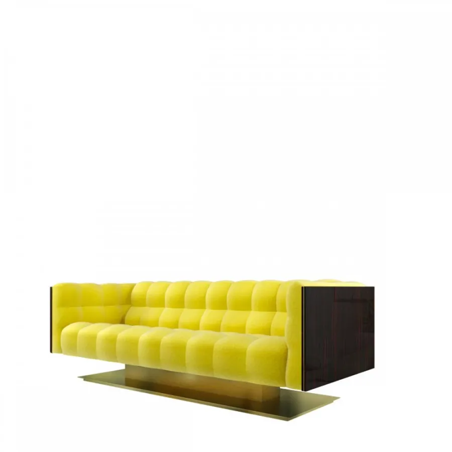 obrazek 2 Elegancka trzyosobowa sofa tapicerowana H.77xL.212xP.87 cm