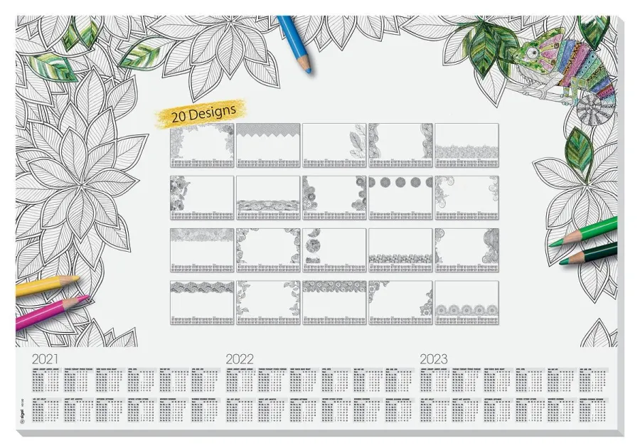 picture 2 Designer paper desk pad - Sigel