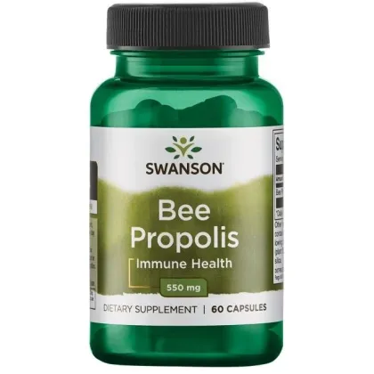 Zdjęcie Swanson Bee Propolis 550 mg Kapsułki