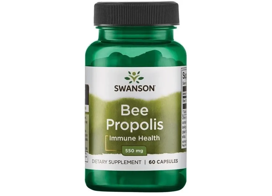 obrazek 1 Swanson Bee Propolis 550 mg Kapsułki