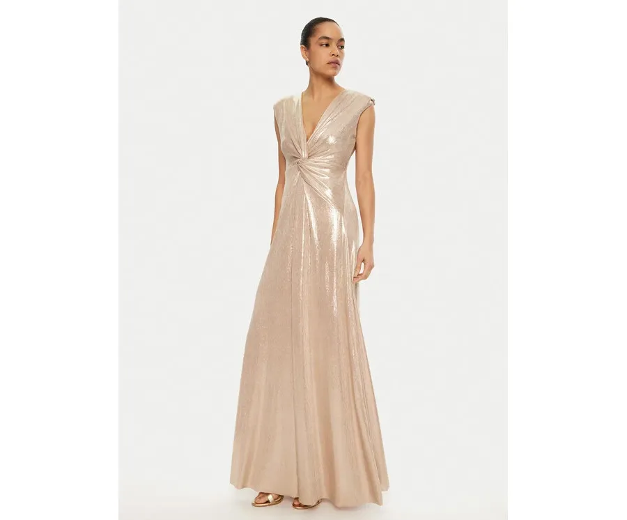 obrazek 1 Rinascimento Sukienka wieczorowa CFC0019762002 Złoty Regular Fit