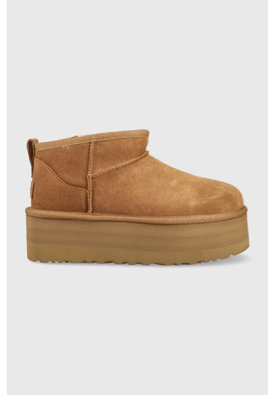 obrazek 1 UGG Classic Ultra Mini Platform śniegowce kolor brązowy 1135092-CHE