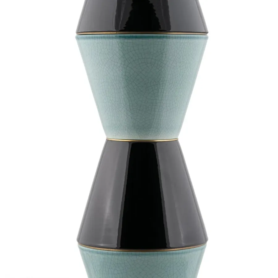 obrazek 3 Lampa podłogowa ze stożkowymi elementami ceramicznymi H.121xL.28xP.28 cm