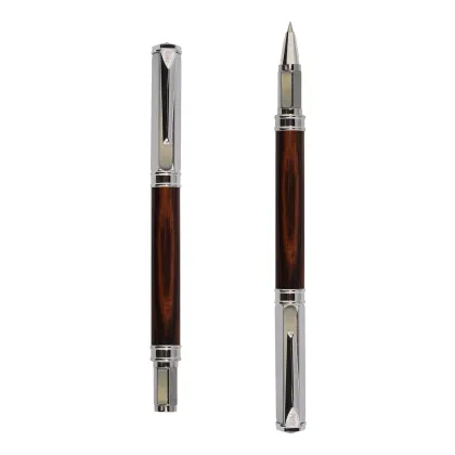 Picture Unique pen made of pau violeto wood - Artemisia Roller Pau Violeto - M'Art