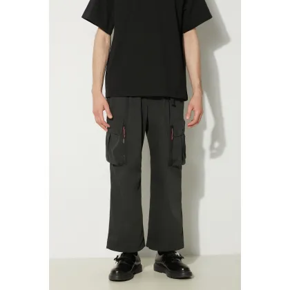 Zdjęcie Nanga spodnie Hinoc Ripstop Field Cargo Pants męskie kolor czarny w fasonie cargo NW2411.1I700.A