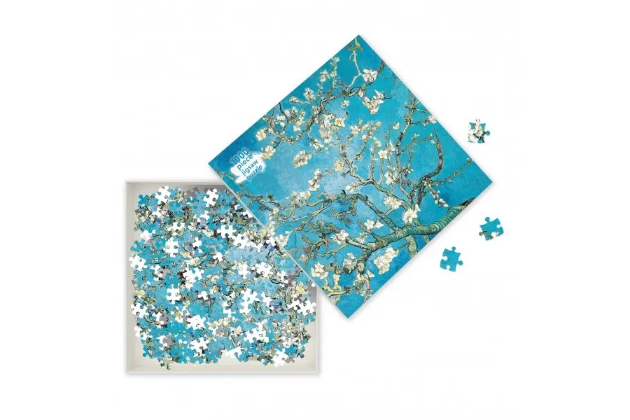 obrazek 2 Puzzle dla dorosłych Vincent van Gogh: Kwiat migdałów - Flame Tree Publishing