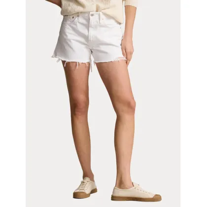 Zdjęcie Polo Ralph Lauren Szorty jeansowe 211934947001 Biały Regular Fit