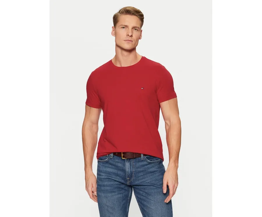 obrazek 1 Tommy Hilfiger T-Shirt MW0MW10800 Czerwony Slim Fit