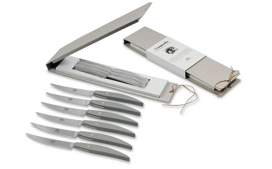 obrazek 12 Wspaniały zestaw noży stołowych włoskiej marki Berti Knives
