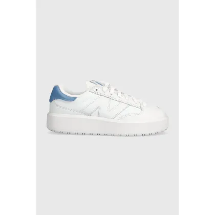 Zdjęcie New Balance sneakersy skórzane kolor biały CT302CLD