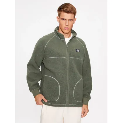 Zdjęcie New Balance Polar Athletics Polar Fleece Full Zip MJ33503 Zielony Regular Fit