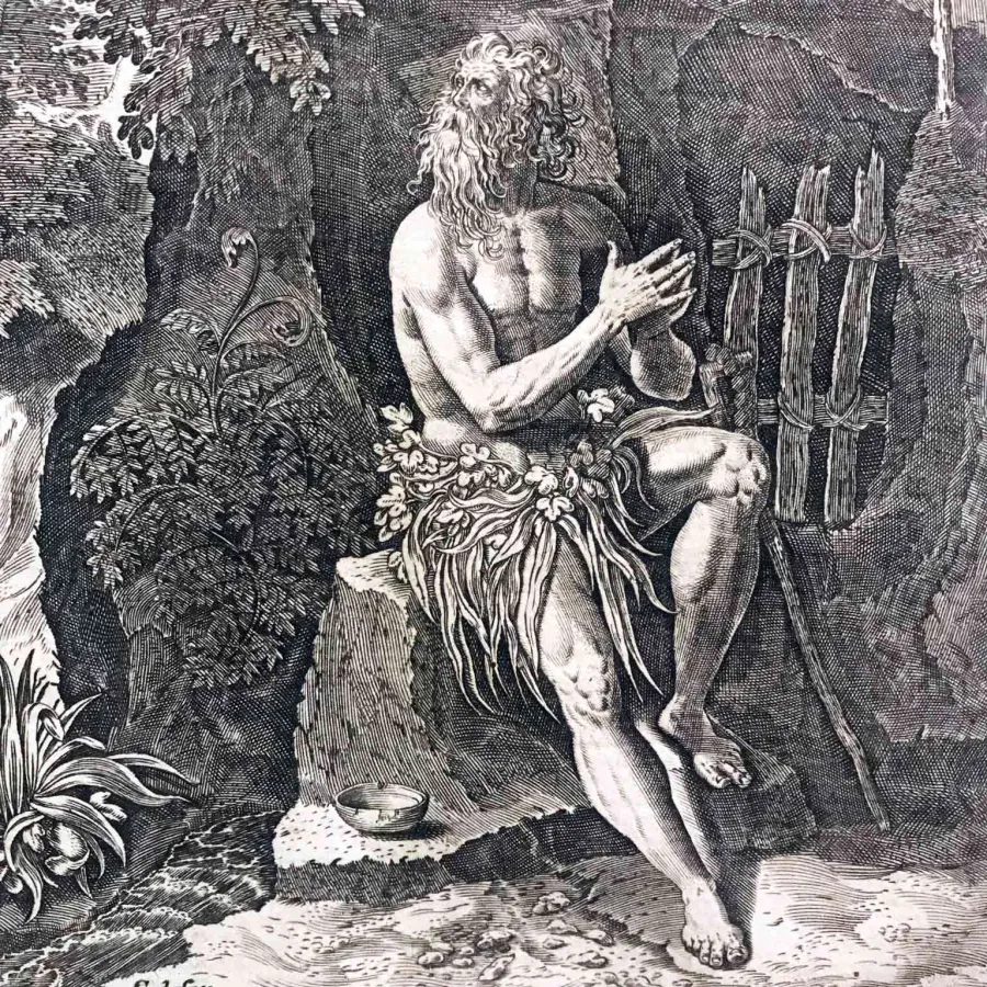 obrazek 2 Rycina Sadelera z 1598 r. Zaczerpnięta z serii „Oraculum Anachareticum”