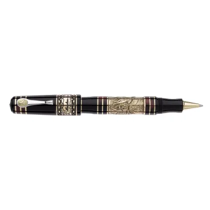 Picture Luxurious ballpoint pen, hand-decorated with Risorgimento