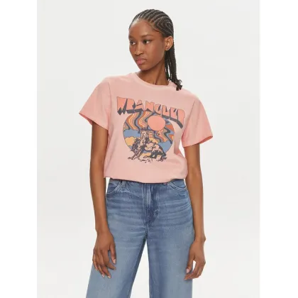 Zdjęcie Wrangler T-Shirt 112350279 Koralowy Regular Fit