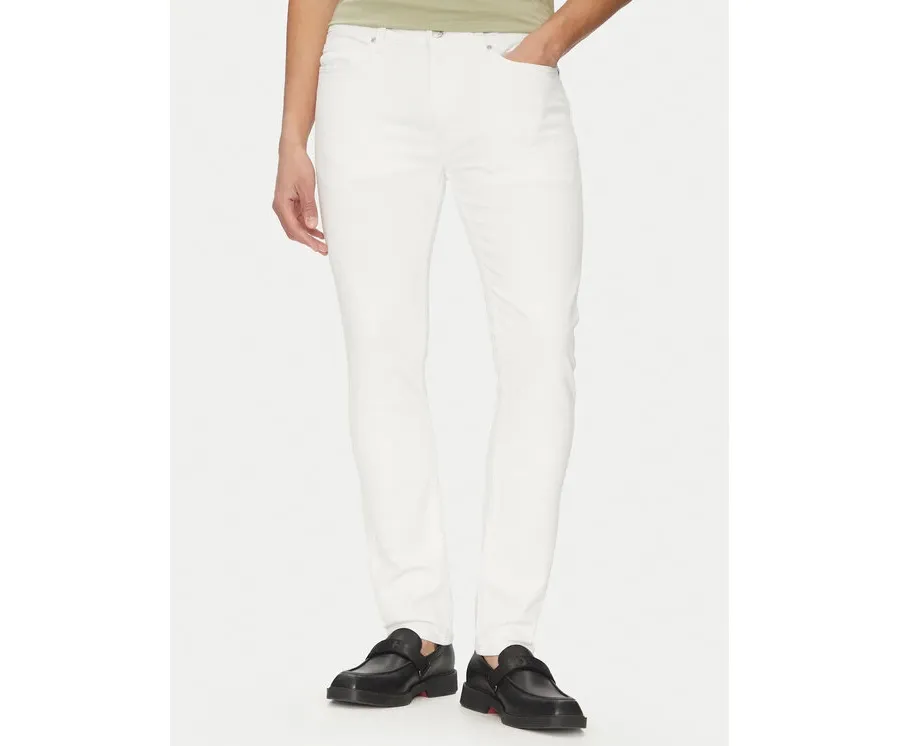obrazek 1 HUGO Jeansy 50537696 Biały Extra Slim Fit