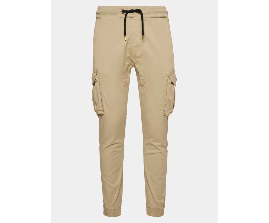 obrazek 1 Alpha Industries Joggery Twill 116202 Beżowy Slim Taper Fit