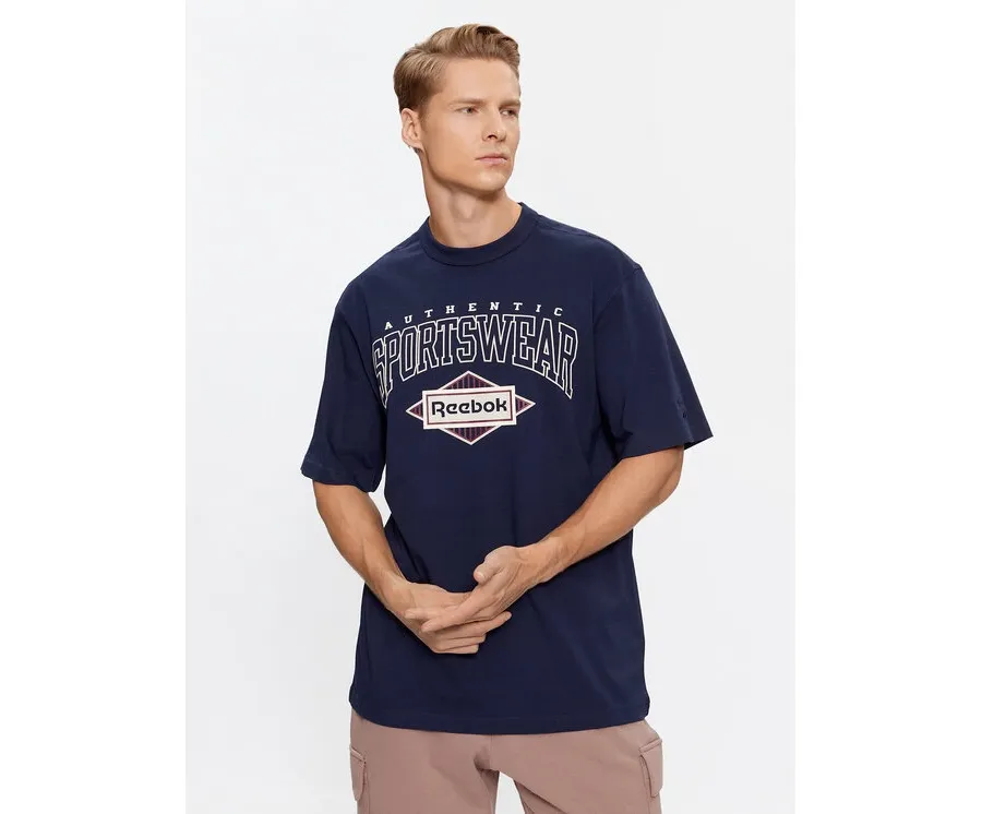 obrazek 1 Reebok T-Shirt Sporting Goods IM1505 Granatowy Regular Fit