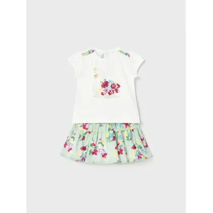 Zdjęcie Mayoral Komplet t-shirt i spódniczka 1979 Kolorowy Regular Fit