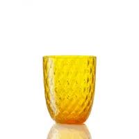 Picture Decorative yellow water glass, Murano glass