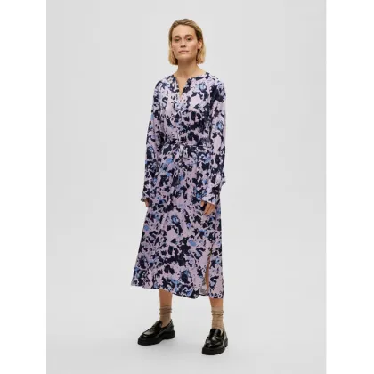 Zdjęcie Selected Femme Sukienka codzienna 16088098 Fioletowy Regular Fit