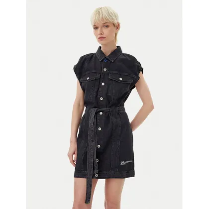 Zdjęcie Karl Lagerfeld Jeans Sukienka jeansowa A2W13023 Szary Regular Fit