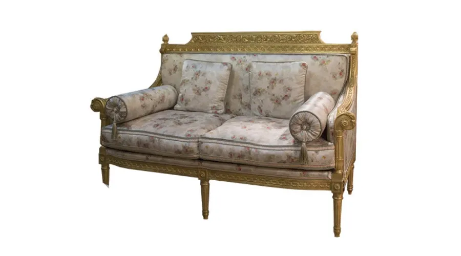 obrazek 1 Luksusowa włoska sofa z dwoma poduszkami w komplecie