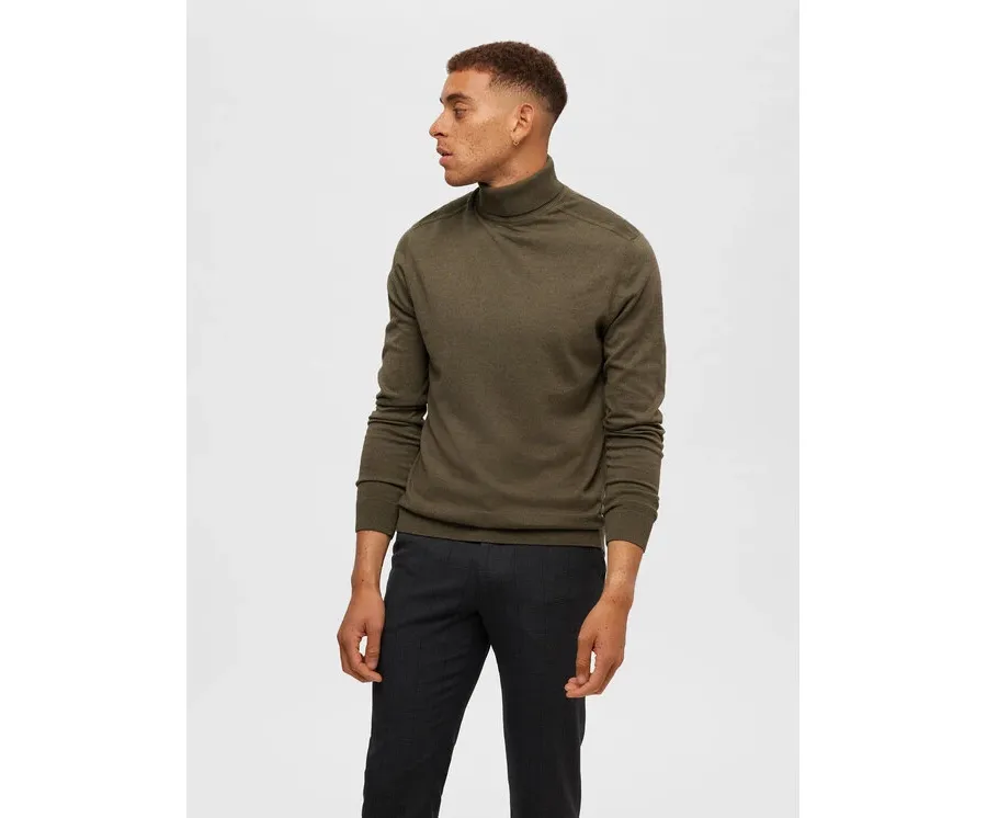 obrazek 1 Selected Homme Golf 16074684 Zielony Regular Fit