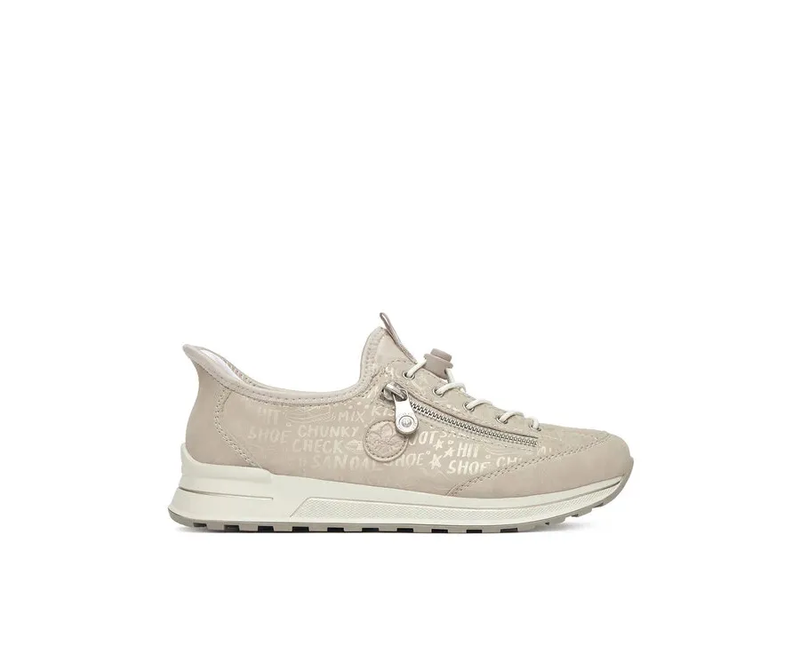 obrazek 1 Rieker Sneakersy N1455-62 Beżowy