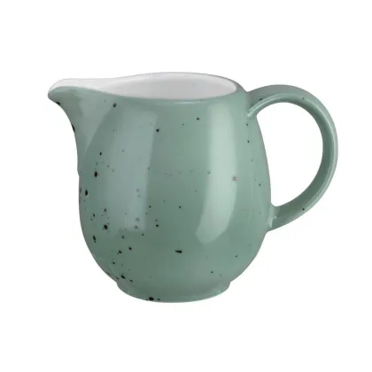 Zdjęcie Oryginalny porcelanowy mały dzbanuszek w kolorze turkusowym z Niemiec - Seltmann Weiden
