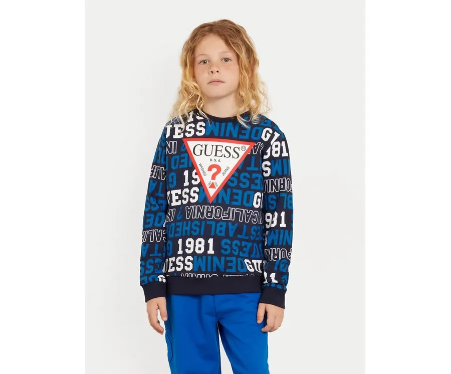 obrazek 1 Guess Bluza L4YQ02 KA6R3 Granatowy Regular Fit