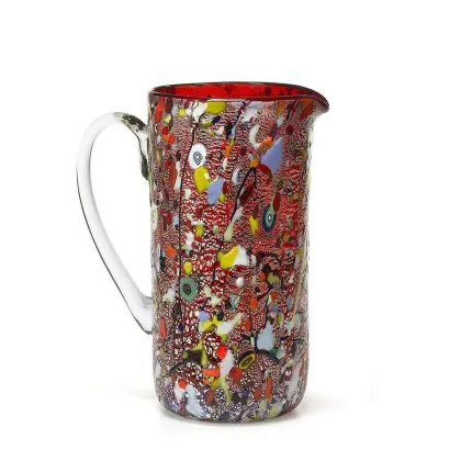 Zdjęcie Wyjątkowy dzbanek z kolorowego szkła murano