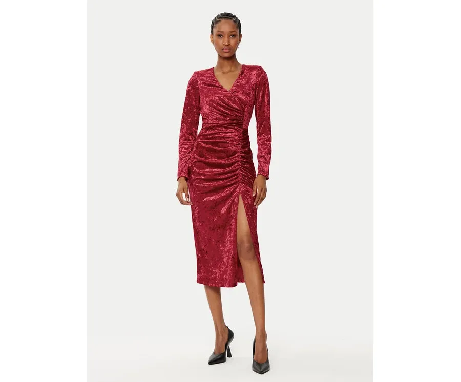obrazek 1 Rinascimento Sukienka koktajlowa CFC0121946003 Czerwony Regular Fit