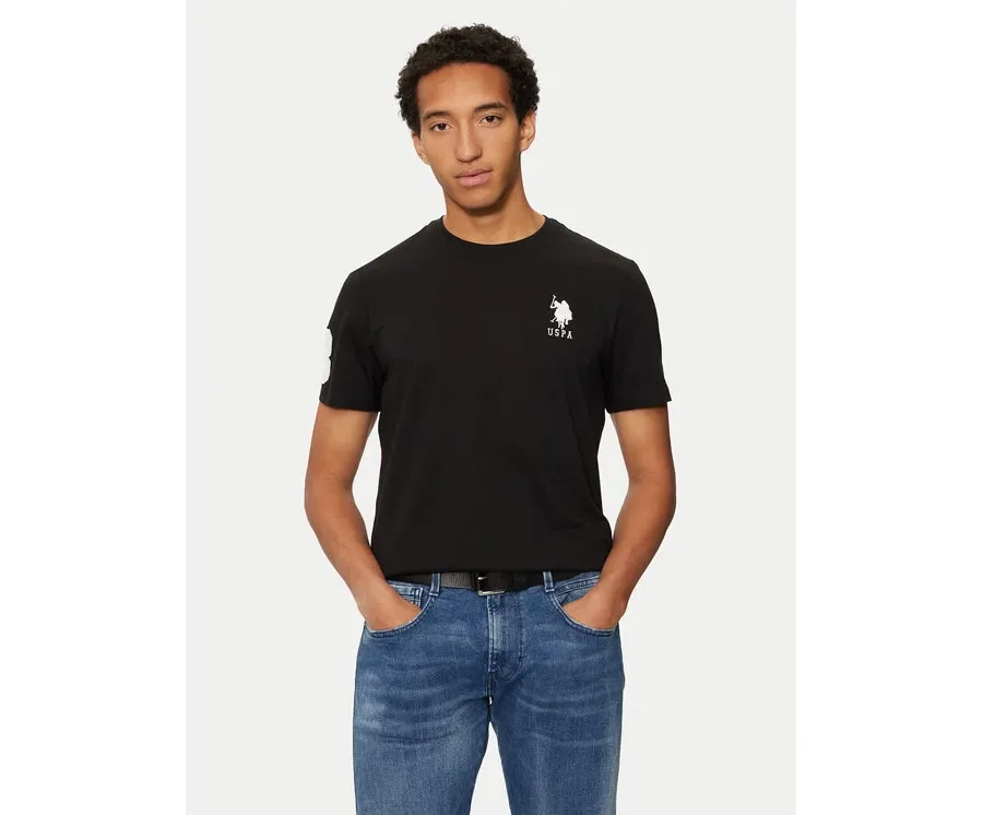 obrazek 1 U.S. Polo Assn. T-Shirt MUP3311 Czarny Slim Fit