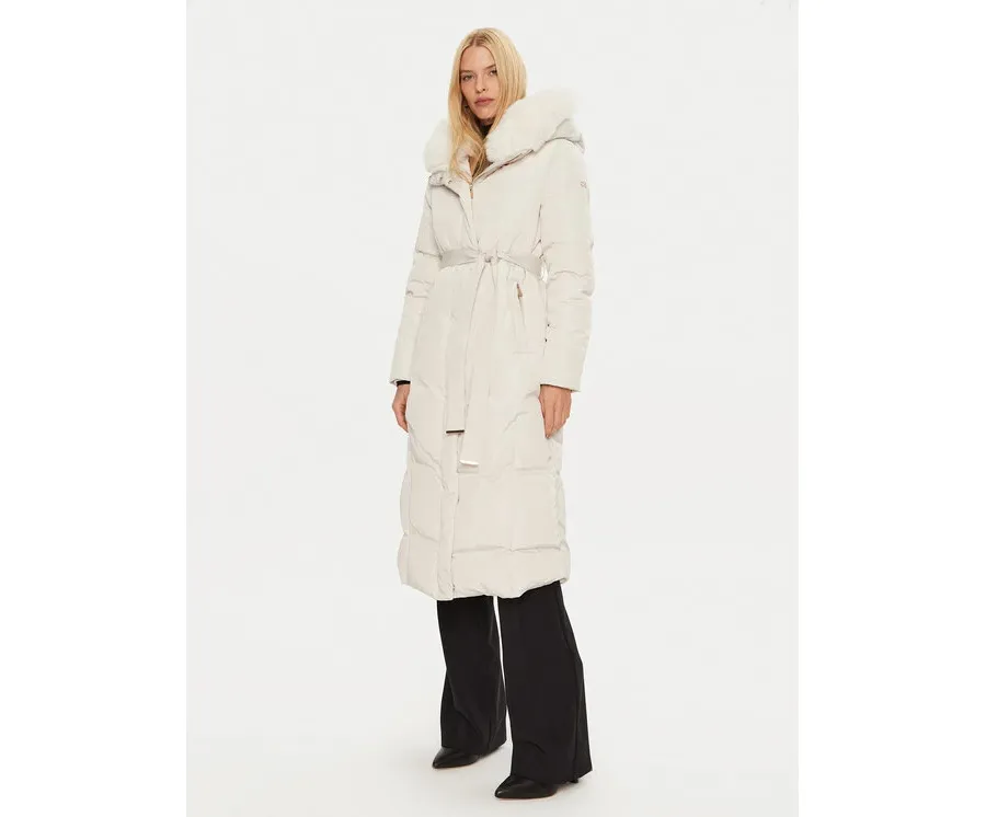 obrazek 1 Rinascimento Kurtka zimowa CFC0118607003 Écru Regular Fit